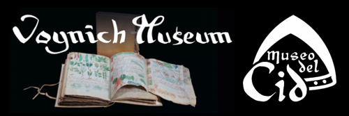 Logo del Voynich Museum y Museo del Cid