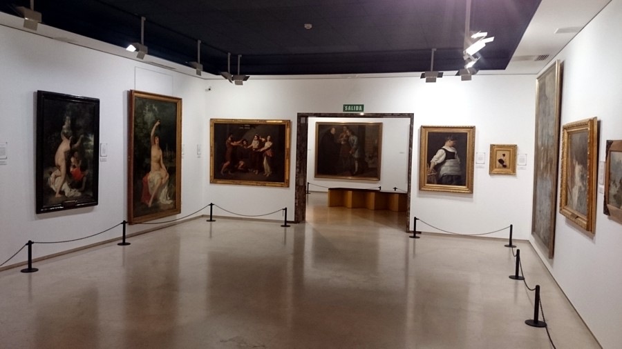 Una de las salas de pintura del Museo de Burgos